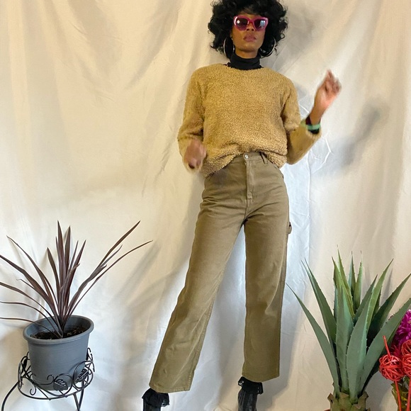 Uniqlo Fuzzy teddy beige sweater - Picture 4 of 6